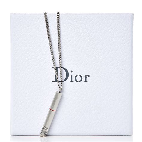 dior cigarette necklace buy|dior necklace fake.